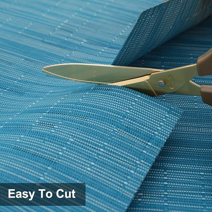 Table Runner 72 Inches Long, Vinyl Woven Heatproof Table Runners | Washable - Image 7