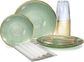 " OCCASIONS " 960pcs set-Wedding Party Disposable Plastic Plate Set -120 x 10'' by OCCASIONSFINESTPLASTICTABLEWARE