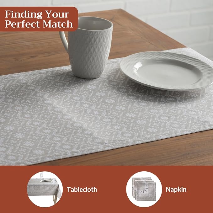 Maison d' Hermine Table Runner 100% Cotton 14.50" x 108" | Table Runners 108 - Image 4