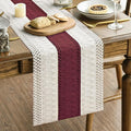 Artoid Mode Red Farmhouse Rustic Christmas Table Runner 12x108 Inch | Seasonal by ArtoidMode