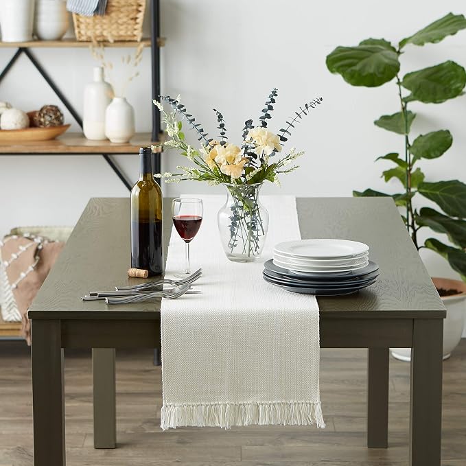DII Variegated Tabletop Collection, Table Runner3x72 - Image 3