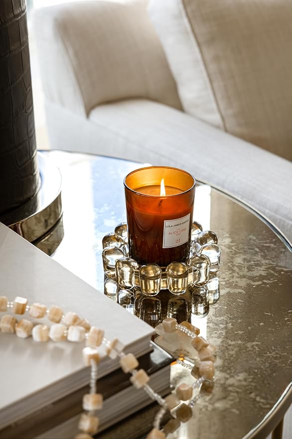 Home Collection Original Clear Glass Small Bubble Candle Dish | Votive and - Image 9
