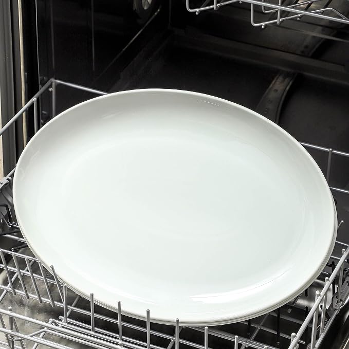 Set of 4, 16 inch Porcelain serving trays - Image 7