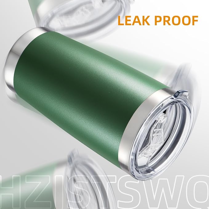 20oz Tumbler Bulk with Lid Stainless Steel Tumblers, 12 Pack | Leak Proof Lid - Image 4