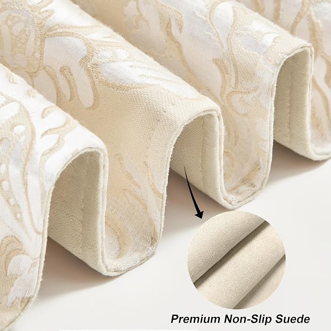 Loom and Mill Elegant Jacquard Table Runner 72 inches Long, 13x72 inch - Image 4