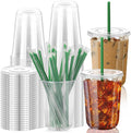 GGOLDMER 50 Set 16oz Clear Round Bottom Plastic Cups by GGOLDMER