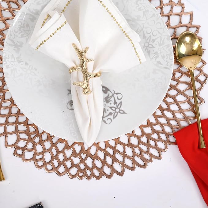 12 Pcs Napkin Rings Set - Image 2
