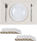 Leetaltree Pale Beige Placemats Set of 12 by Leetaltree-ArtatEveryTable