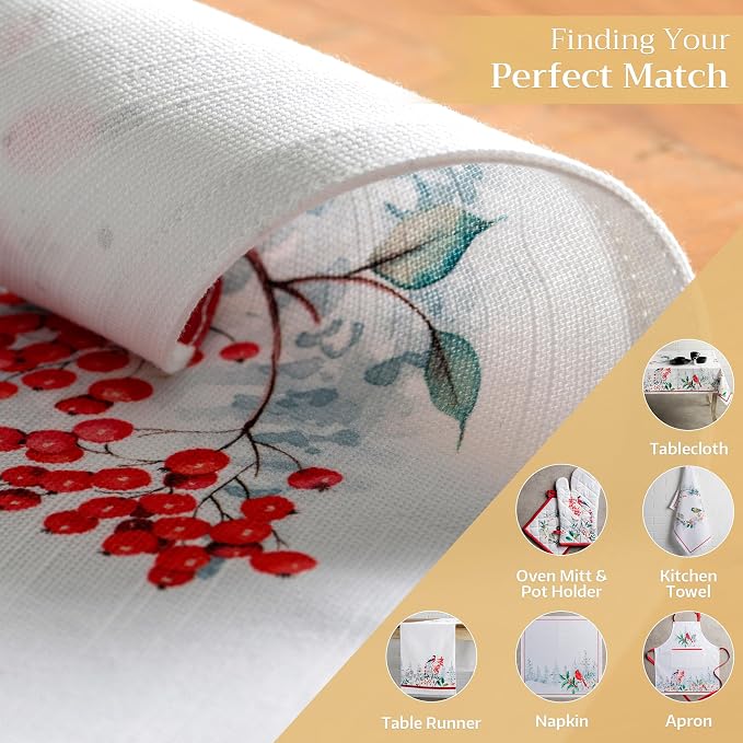 Maison d' Hermine Placemats Set of 4 Reusable 100% Cotton | Cloth Place Mats - Image 6