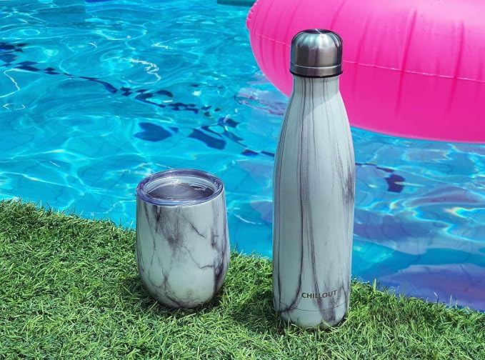 CHILLOUT LIFE 12 oz Stainless Steel Wine Tumbler - Image 7
