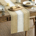 Artoid Mode Burlap Brown Farmhouse Woven Table Runner 12x72 Inch | Seasonal by ArtoidMode