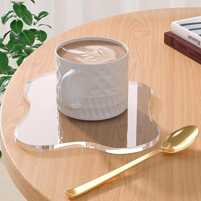 Acrylic Coaster Decorative Plates, Irregular Bar Drink Coaster by Leadiy
