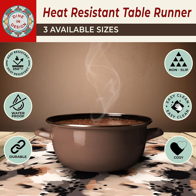 Heat Resistant Table Runner, 32 x 10 Inch - Image 5