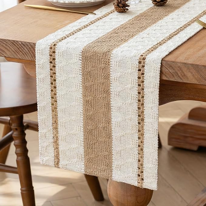 Boho Table Runner 12x72 Inch for Fall Home Decor Table Decorations | 72 Inches - Image 6