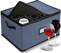 Hearth & Harbor Wine Glass Storage Box by HearthHarbor