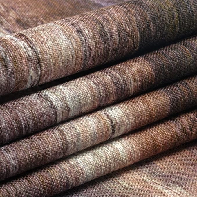 Brown Grey Table Runner, Abstract Modern Art Burlap Table Runners - Image 4