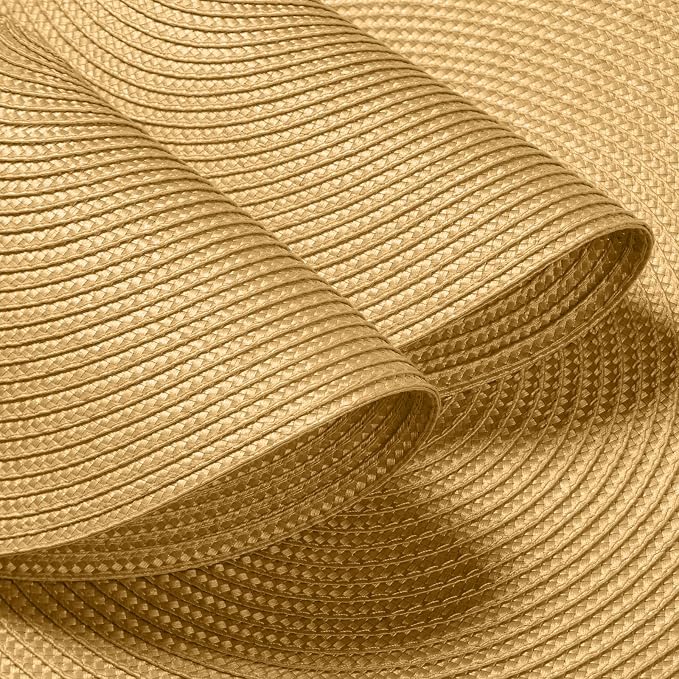 FunWheat Round Braided Placemats Set of 4 Table Mats - Image 4