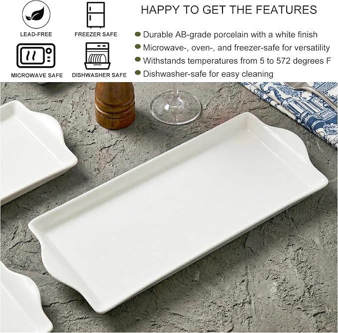 Large Ceramic Tray, 13.5" x 5.6" - Image 3