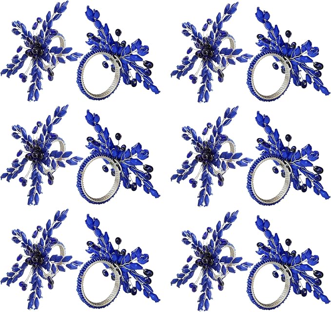 ITOS365 Napkin Rings Set of 12 for Dining Table Decoration Parties Everyday by ITOS365