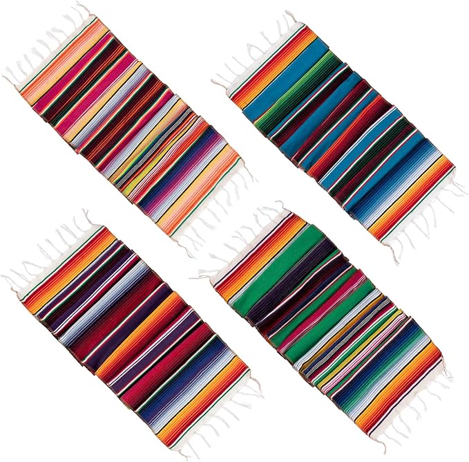 Mexican Table Runner 12Pack 14 x 84 Inches Fiesta Mexican Theme Party Decoration - Image 9