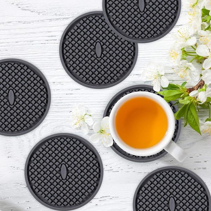 ME.FAN Silicone Coasters Thickened Drink Coasters - Image 2