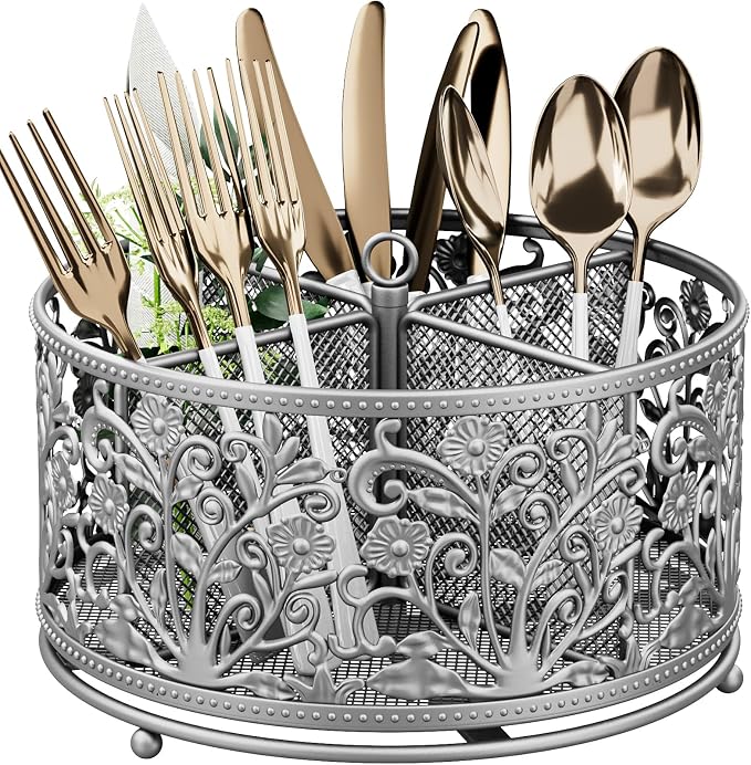 YIUKEA 360° Rotating Utensil Caddy by YIUKEA