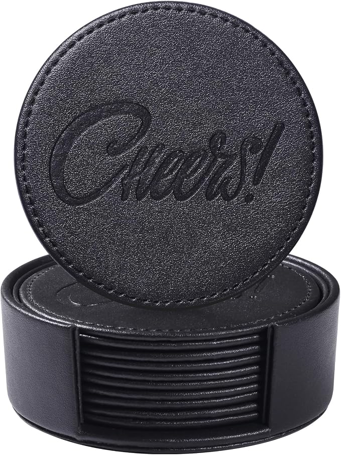 Coasters for Drinks Set of 6 by Unknown