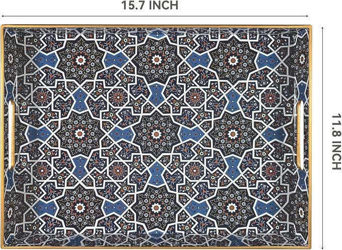 AGIOTA Coffee Table Trays for Living Room Serving Tray - Image 3
