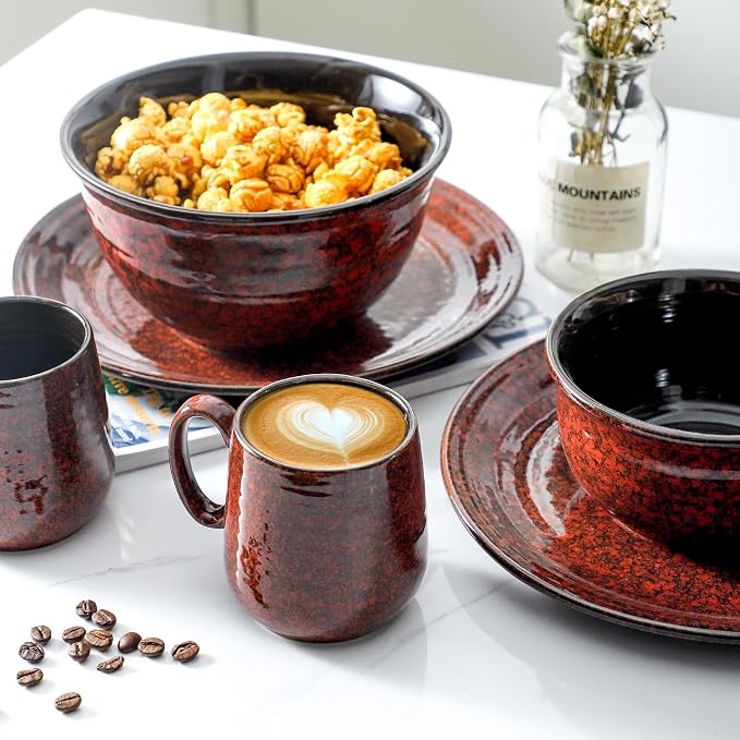 Hasense Coffee Mugs 8 oz, Ceramic Small Espresso Cups Set of 6, Mini Cups - Image 7