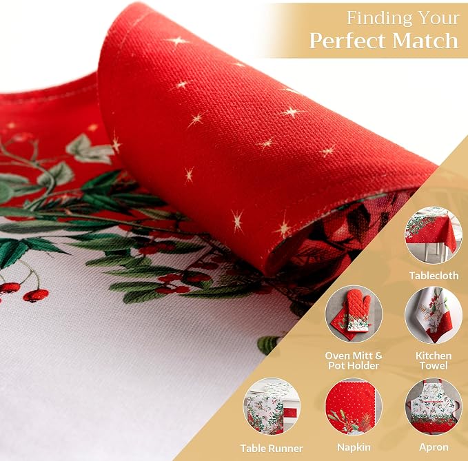 Maison d' Hermine Placemats Set of 4 Reusable 100% Cotton | Cloth Place Mats - Image 6