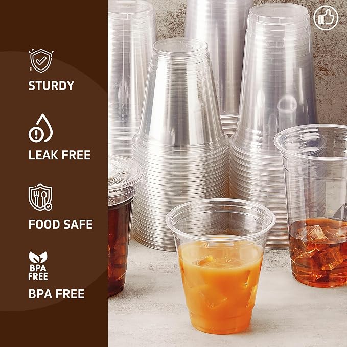 YEEHAW 24 oz. - 100 Pack Clear Plastic Cups - Image 4