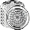 20 Pack Stainless Steel Round Serving Tray by Unknown