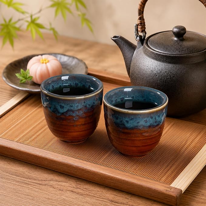 Ceramic Japanese Tea Cups, 5 oz Tea Cup, Chinese Tea Cup, Asian Teacup - Image 4