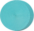 FunWheat Round Braided Placemats Set of 4 Table Mats by FunWheat
