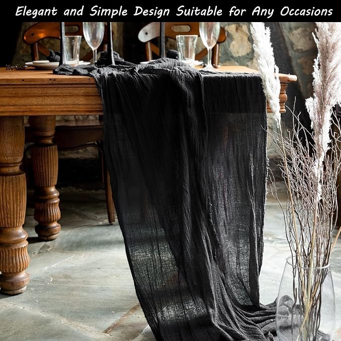 12 Pack Boho Gauze Table Runner 35x72 Inch - Image 7