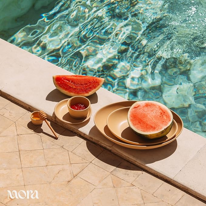 MORA Mega and Giant Serving Dishes Set of 2, 16 inch and 14 inch Ceramic - Image 8