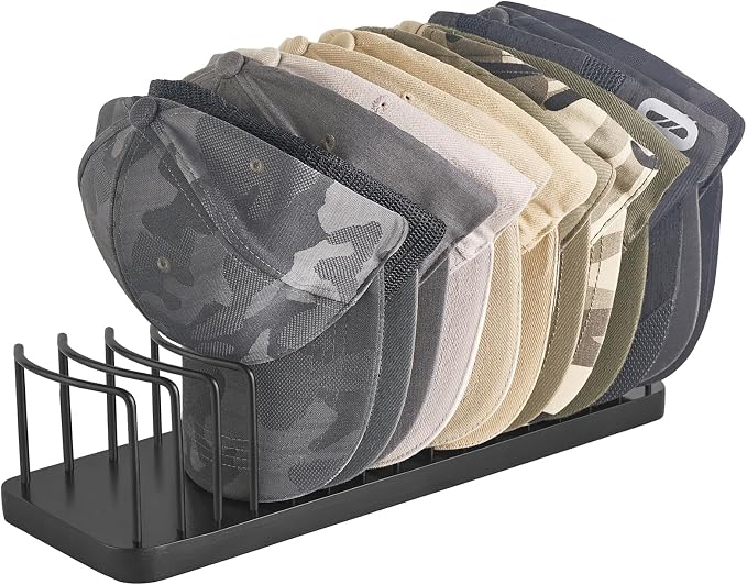 Mkono Hat Organizer for Baseball Caps, Hat Holder Storage for Closet, Space by Mkono