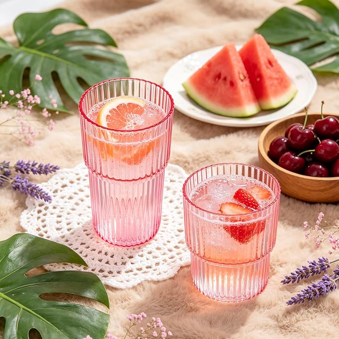 48 Pack Plastic Wine Glasses, 16 Oz Highball Glasses & 12 Oz Cocktail Glasses - Image 2
