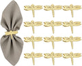 ALPHA Living HOME Napkin Rings, Napkin Ring Set of 12, Napkin Holders by ALPHALivingHOME