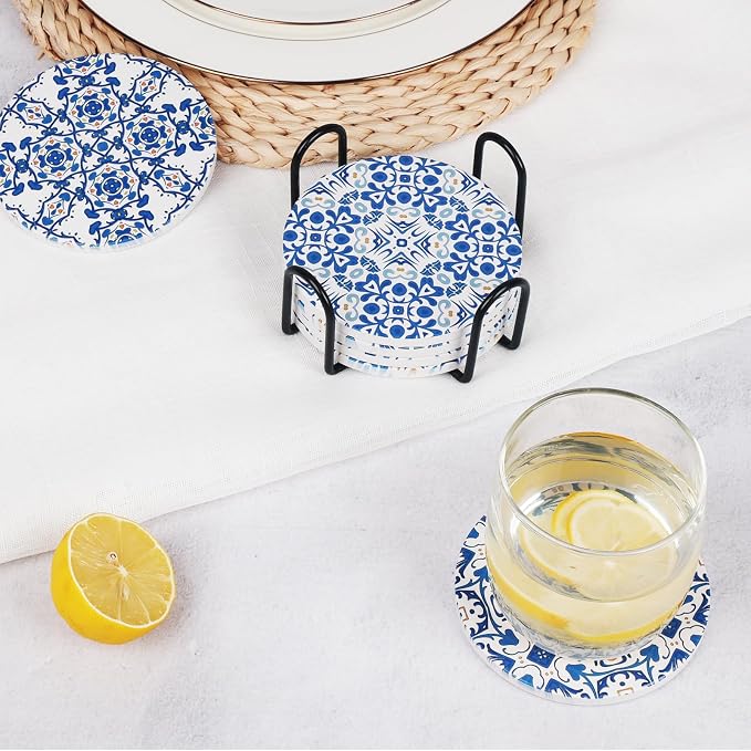 Ceramic Coasters for Drinks Absorbent - Image 4