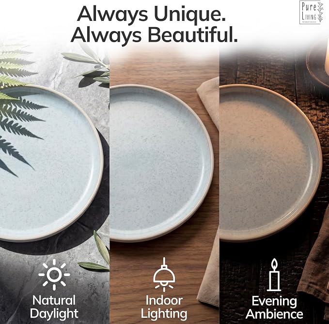24 Piece Stoneware Dinnerware Set - Image 7