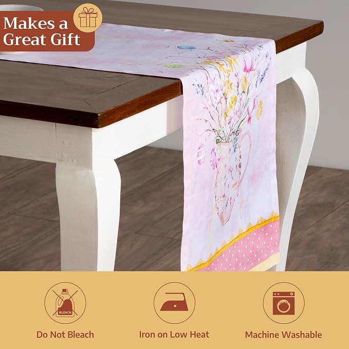 Maison d' Hermine Table Runner 100% Cotton 14.50" x 72" | Table Runners 72 - Image 5