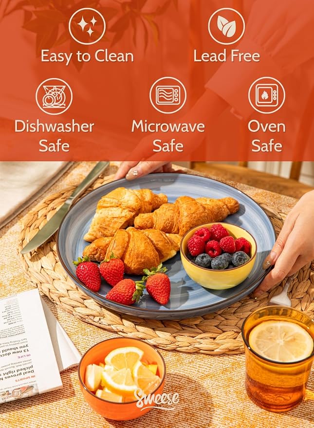 Sweese 4 Oz Porcelain Bowls Set - Image 3