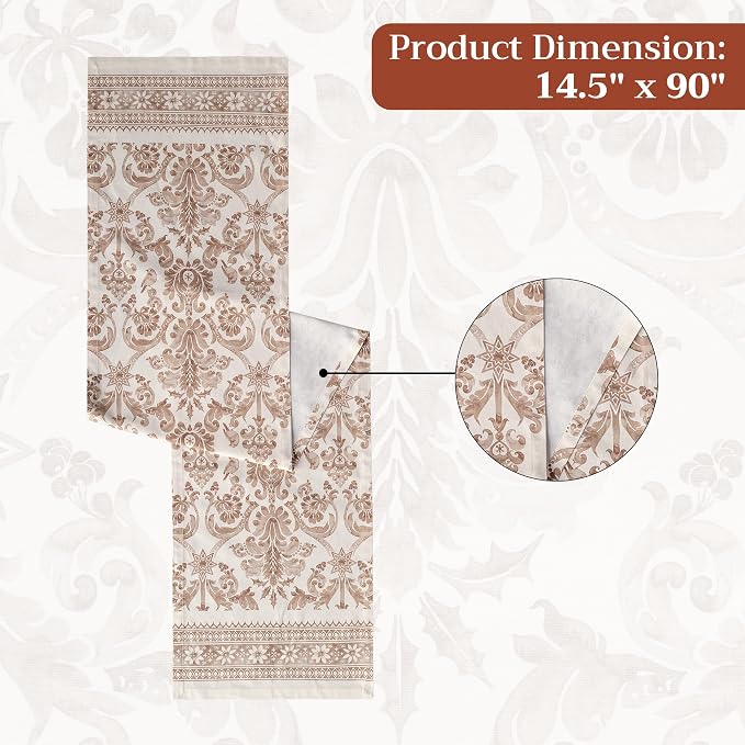 Maison d' Hermine Table Runner 100% Cotton 14.50" x 90" | Table Runners 90 - Image 7