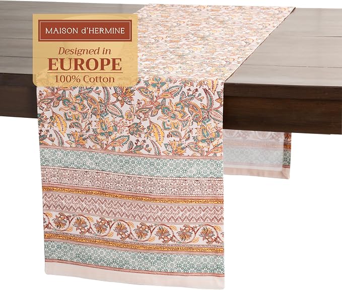 Maison d' Hermine Table Runner 100% Cotton 14.50" x 72" | Table Runners 72 by MaisondHermine
