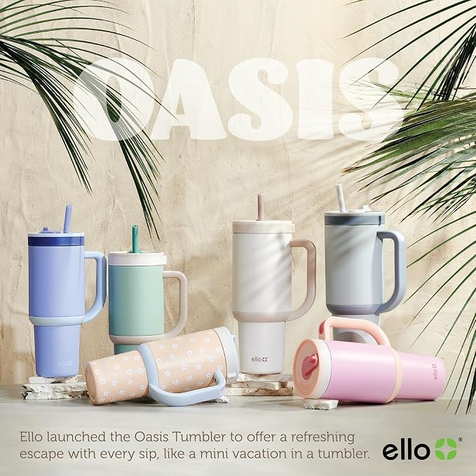 Ello Oasis 30oz Insulated Stainless Steel Tumbler - Image 9