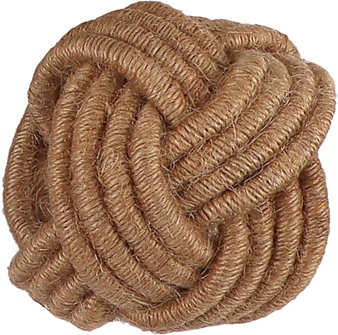 ALPHA Living HOME Rustic Jute Napkin Rings Set of 12 - Image 7