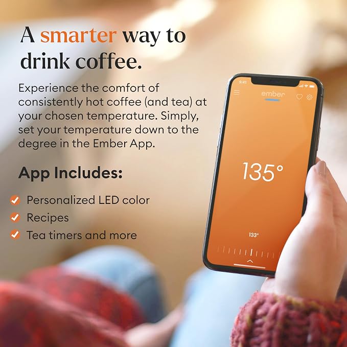 Ember Temperature Control Smart Mug 2, 14 Oz, App-Controlled Heated Coffee Mug - Image 2