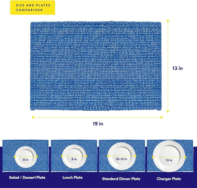 Sweet Home Collection 100% Cotton Placemats - Image 8