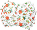 Maison d' Hermine Placemats Set of 4 Reusable 100% Cotton | Cloth Place Mats by MaisondHermine